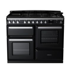 Rangemaster Estel Deluxe 110cm 7 Ring Gas Hob Double Oven Dual Fuel Range Cooker