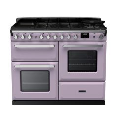 Rangemaster Estel Deluxe 110cm 7 Ring Gas Hob Double Oven Dual Fuel Range Cooker