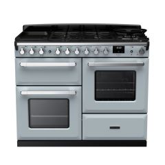 Rangemaster Estel Deluxe 110cm 7 Ring Gas Hob Double Oven Dual Fuel Range Cooker