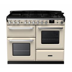 Rangemaster Estel Deluxe 110cm 7 Ring Gas Hob Double Oven Dual Fuel Range Cooker