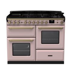 Rangemaster Estel Deluxe 110cm 7 Ring Gas Hob Double Oven Dual Fuel Range Cooker