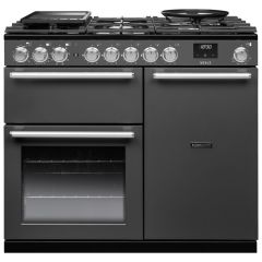 Rangemaster Nexus 100cm 5 Burner Gas Hob Double Oven Dual Fuel Range Cooker
