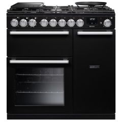 Rangemaster Nexus 90cm 5 Burner Gas Hob Double Oven Dual Fuel Range Cooker