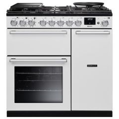 Rangemaster Nexus 90cm 5 Burner Gas Hob Double Oven Dual Fuel Range Cooker