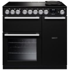 Rangemaster Nexus 90cm 5 Zone Induction Hob Double Oven Electric Range Cooker