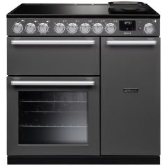 Rangemaster Nexus 90cm 5 Zone Induction Hob Double Oven Electric Range Cooker