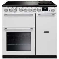 Rangemaster Nexus 90cm 5 Zone Induction Hob Double Oven Electric Range Cooker