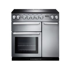 Rangemaster Nexus 90cm 5 Zone Induction Hob Double Oven Electric Range Cooker