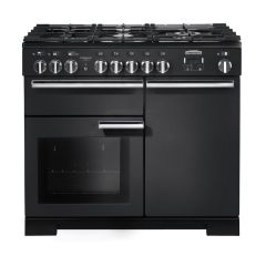 Rangemaster Professional Deluxe 100cm Gas Hob Double Oven Dual Fuel Range Cooker