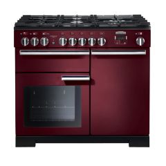 Rangemaster Professional Deluxe 100cm Gas Hob Double Oven Dual Fuel Range Cooker