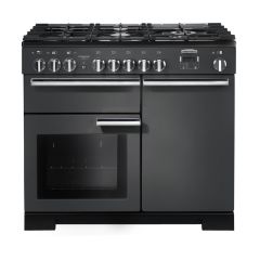 Rangemaster Professional Deluxe 100cm Gas Hob Double Oven Dual Fuel Range Cooker
