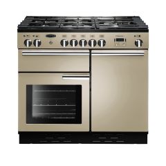 Rangemaster Professional+ 100cm 5 Burner Hob Double Oven Dual Fuel Range Cooker