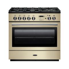 Rangemaster Professional+FX 90cm 5 Burner Hob Single Oven Dual Fuel Range Cooker