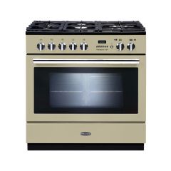 Rangemaster Professional+FXP 90cm 5 Gas Burner Single Oven Dual Fuel Range Cooker