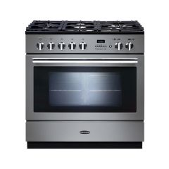 Rangemaster Professional+FXP 90cm 5 Gas Burner Single Oven Dual Fuel Range Cooker