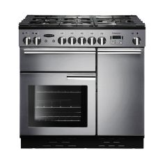 Rangemaster Professional+ 90cm 5 Ring Gas Hob Double Oven All Gas Range Cooker