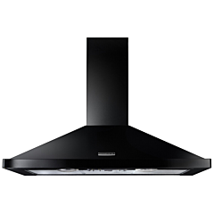 Rangemaster RHDC100BL/C 100cm 3 Speed Black Chimney Cooker Hood