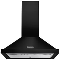 Rangemaster RHDC60BL/C 60cm 3 Speed Black Chimney Cooker Hood