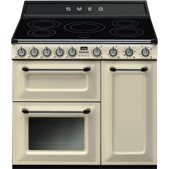 Smeg Victoria 90cm 5 Zone Induction Double Oven + Grill Electric Range Cooker