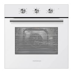 Statesman BSF160WH Built-In White Single Electric Fan Oven