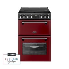 Stoves Richmond Deluxe 60cm 4 Burner Hob Double Oven Dual Fuel Mini Range Cooker