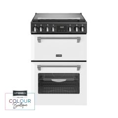 Stoves Richmond Deluxe 60cm 4 Burner Hob Double Oven Dual Fuel Mini Range Cooker