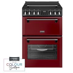 Stoves Richmond Deluxe 60cm Induction Hob Double Oven Electric Mini Range Cooker