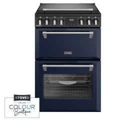 Stoves Richmond Deluxe 60cm Induction Hob Double Oven Electric Mini Range Cooker