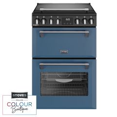 Stoves Richmond Deluxe 60cm Induction Hob Double Oven Electric Mini Range Cooker
