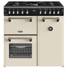 Stoves Richmond Deluxe 90cm 5 Burner Gas Hob Triple Oven Dual Fuel Range Cooker
