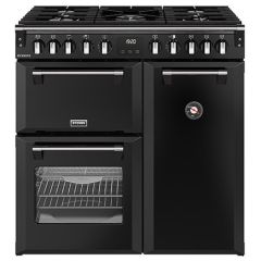 Stoves Richmond 90cm 5 Burner Gas Hob Triple Oven & Grill Dual Fuel Range Cooker