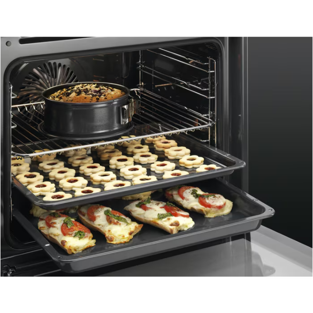 AEG 300 SurroundCook BEX33501EB Built-In Aqua Clean Single Electric Oven