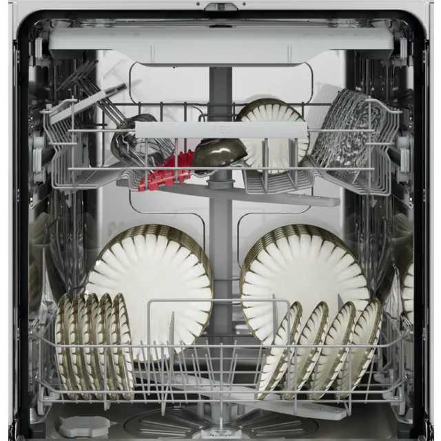 AEG 5000 AirDry GI5200C2SN 14 Place Setting 5 Program Integrated Dishwasher
