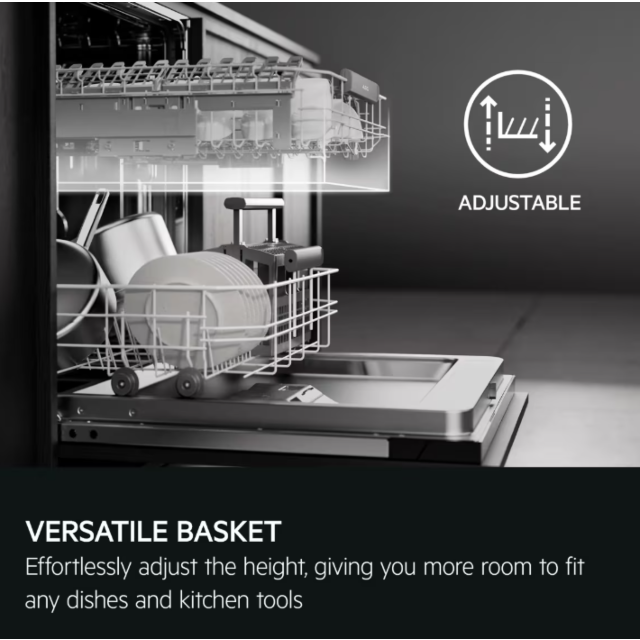 AEG 5000 AirDry GI5200C2SN 14 Place Setting 5 Program Integrated Dishwasher