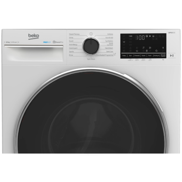 Beko bPRO500 B5W51041BDW/M 10kg 1400rpm IronFast AquaTech Washing Machine