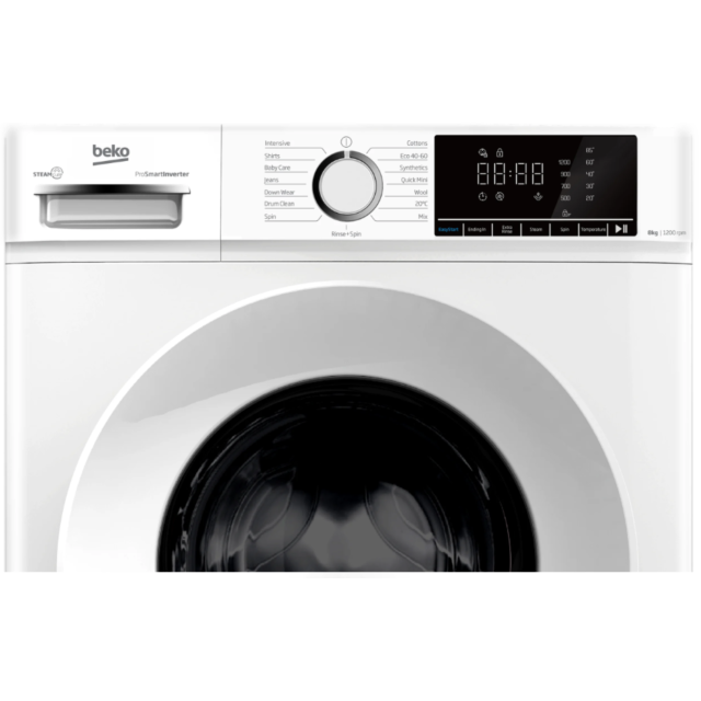 Beko BW1O3821W/M 8Kg 1200Rpm Washing Machine