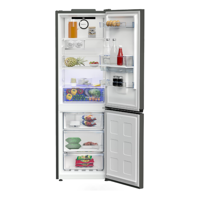 Beko CNG4686DVG/M 60cm 60/40 Total No Frost AeroFlow HarvestFresh Fridge Freezer