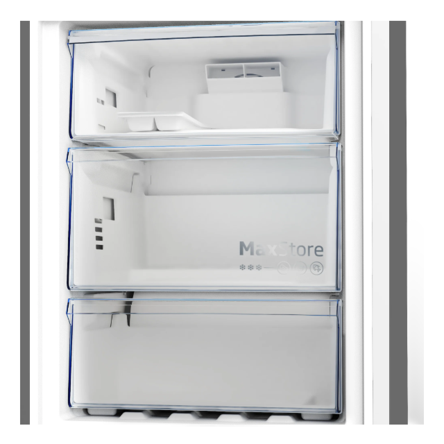 Beko CNG4686DVG/M 60cm 60/40 Total No Frost AeroFlow HarvestFresh Fridge Freezer