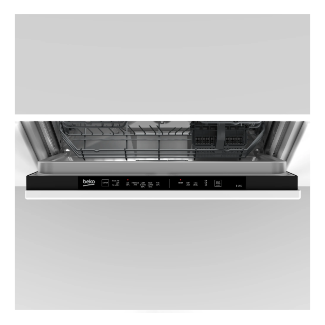 Beko b100 DIN15330/M 13 Place Setting 5 Program Integrated Full Size Dishwasher