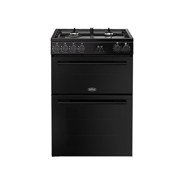Belling Vision 60cm 4 Burner Gas Hob Double Oven Dual Fuel Mini Range Cooker