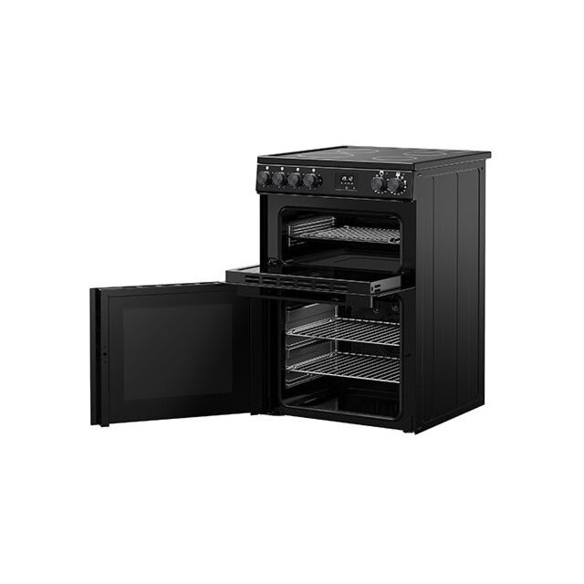 Belling Vision 60cm 4 Zone Ceramic Hob Double Oven Electric Mini Range Cooker