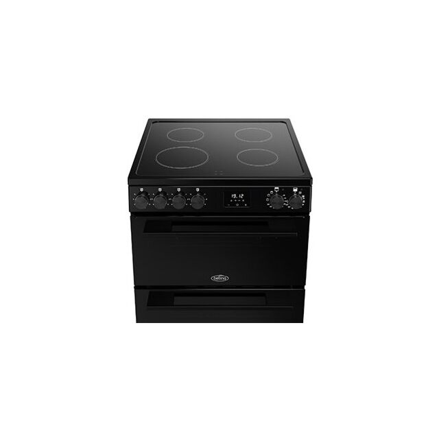Belling Vision 60cm 4 Zone Ceramic Hob Double Oven Electric Mini Range Cooker