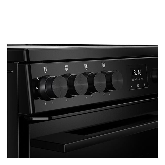 Belling Vision 60cm 4 Zone Ceramic Hob Double Oven Electric Mini Range Cooker