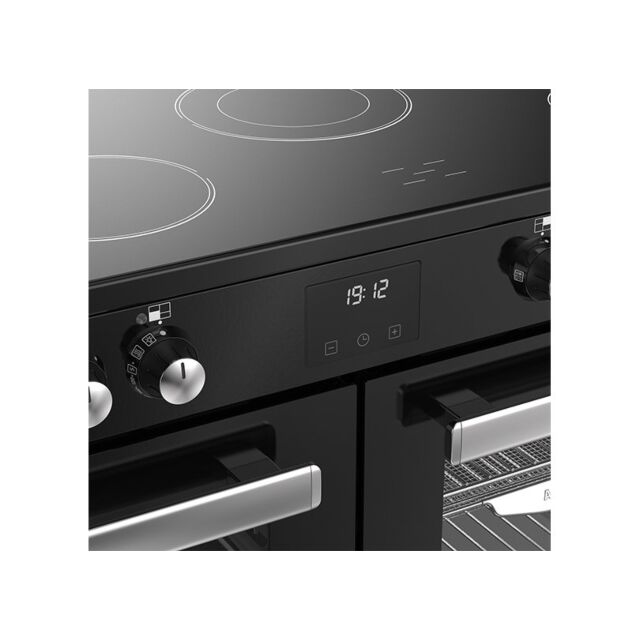 Belling Cookcentre 110cm 5 Zone Ceramic Hob Double Oven Electric Range Cooker