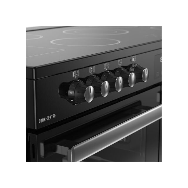 Belling Cookcentre 110cm 5 Zone Ceramic Hob Double Oven Electric Range Cooker