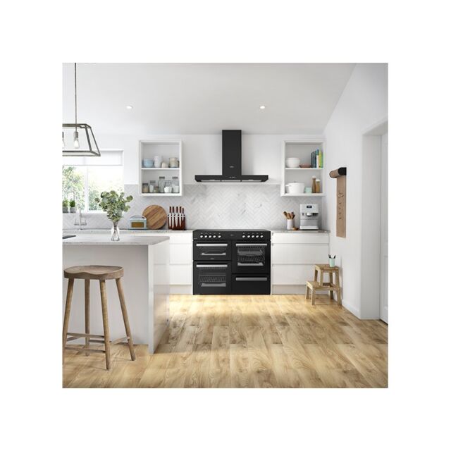 Belling Cookcentre 110cm 5 Zone Ceramic Hob Double Oven Electric Range Cooker