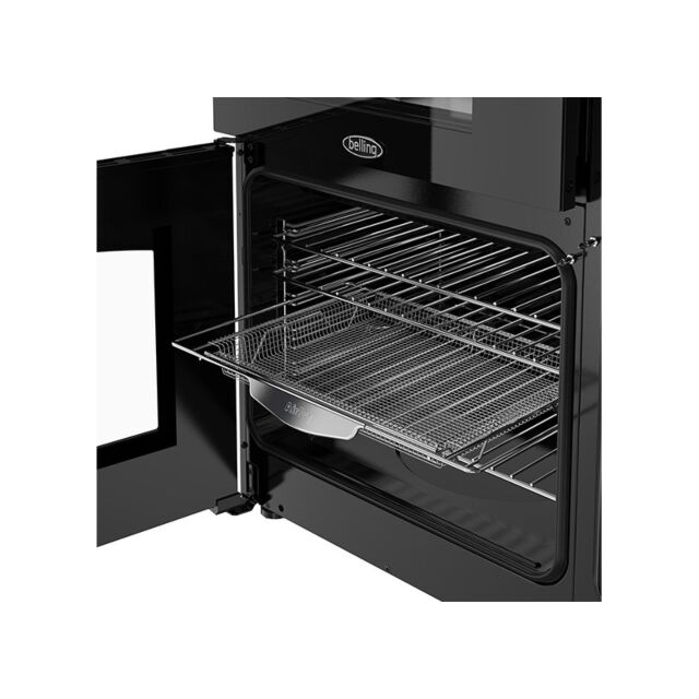 Belling Cookcentre 90cm 5 Zone Induction Hob Double Oven Electric Range Cooker