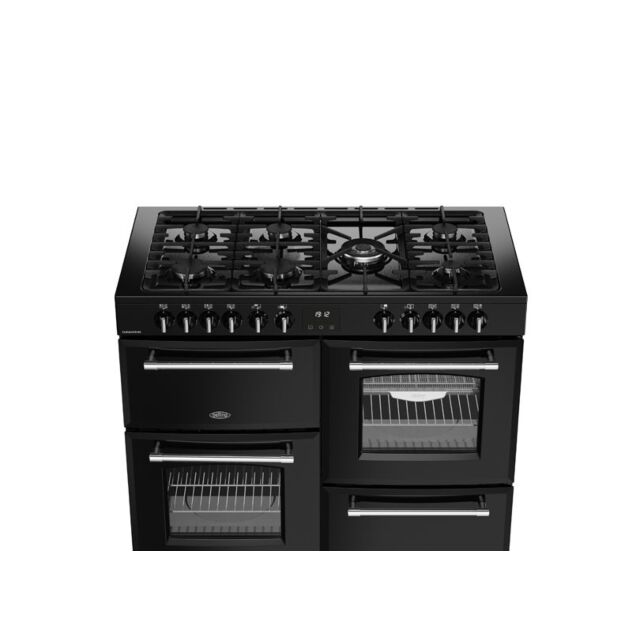 Belling Farmhouse 110cm 7 Burner Gas Hob Double Oven Dual Fuel Range Cooker