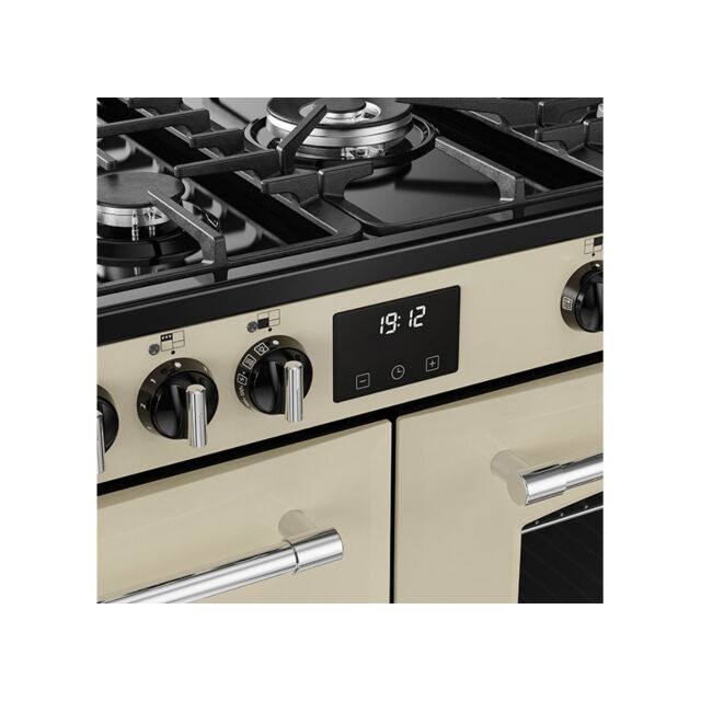 Belling Farmhouse 110cm 7 Burner Gas Hob Double Oven Dual Fuel Range Cooker
