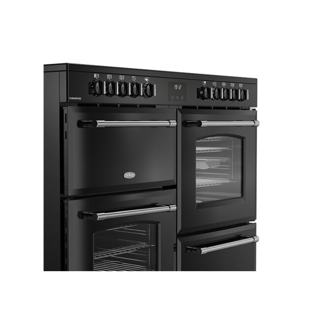 Belling Farmhouse 110cm 5 Zone Ceramic Hob Double Oven Electric Range Cooker